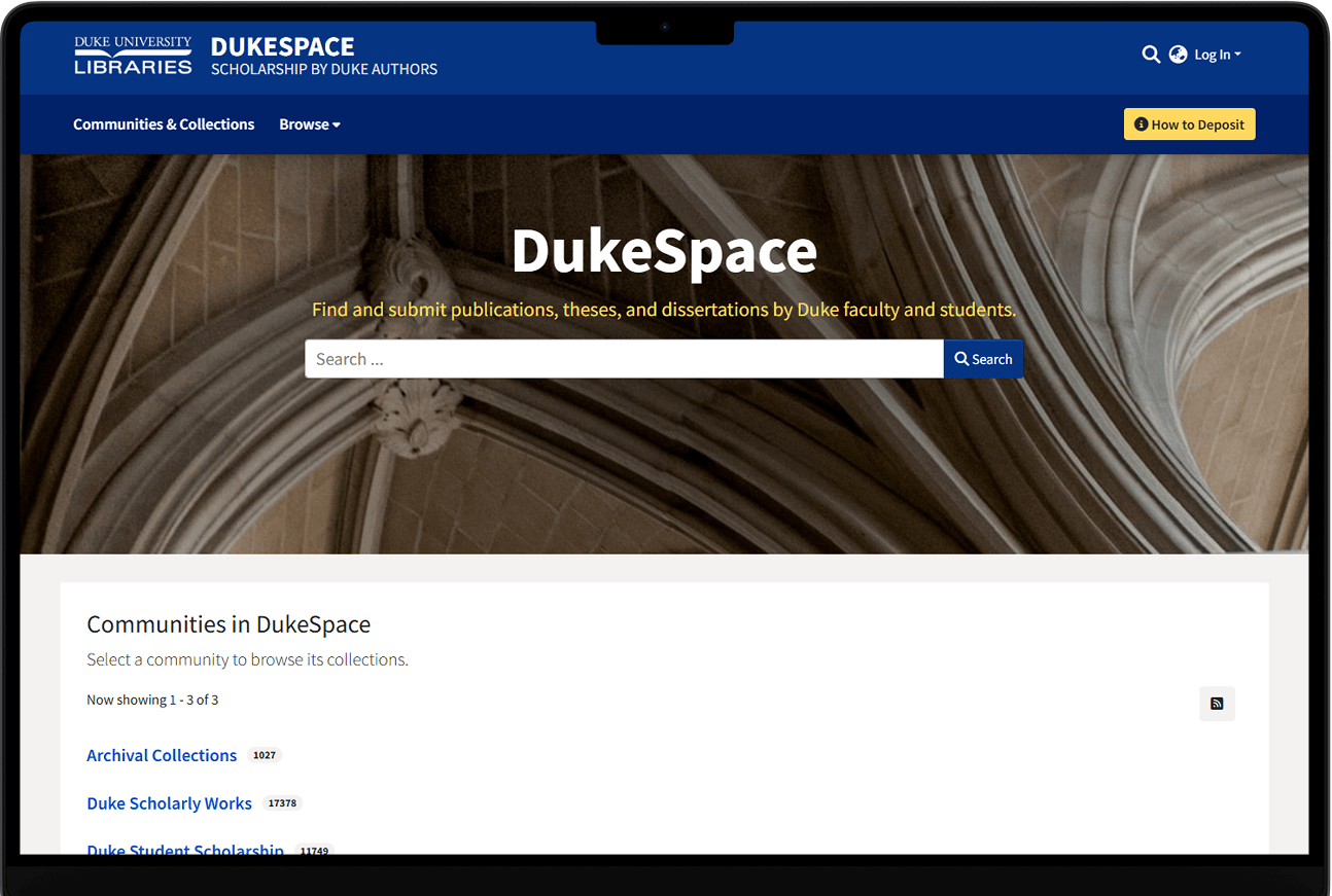 Duke Space Website