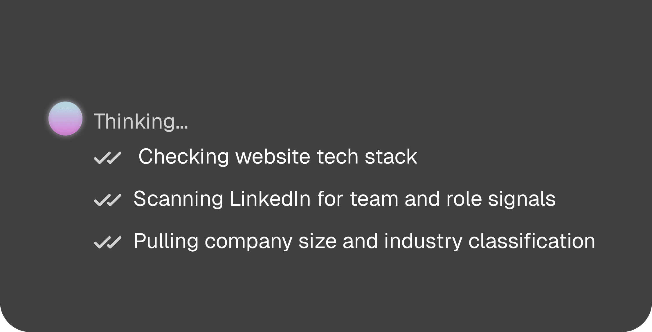 Reasoning and Thinking UI