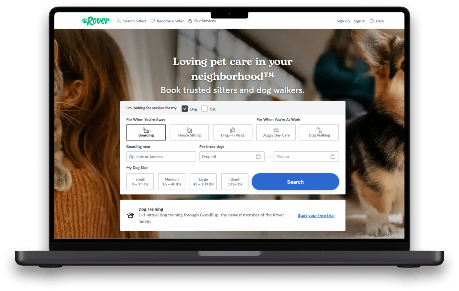 Rover Homepage