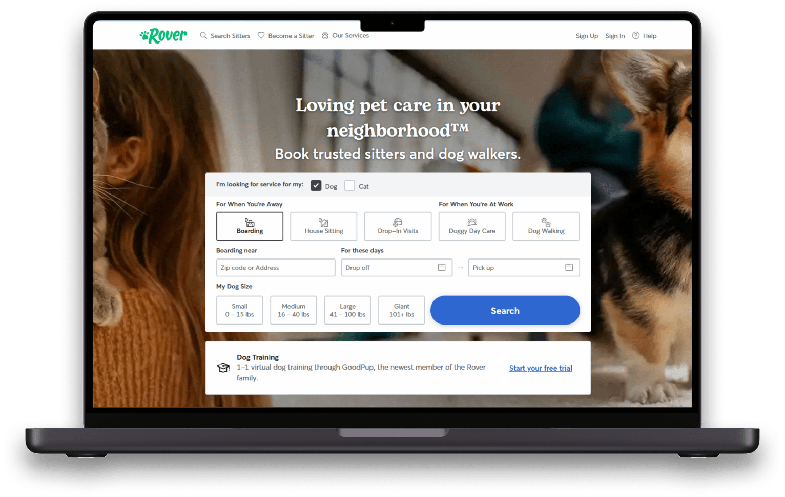 Rover Homepage